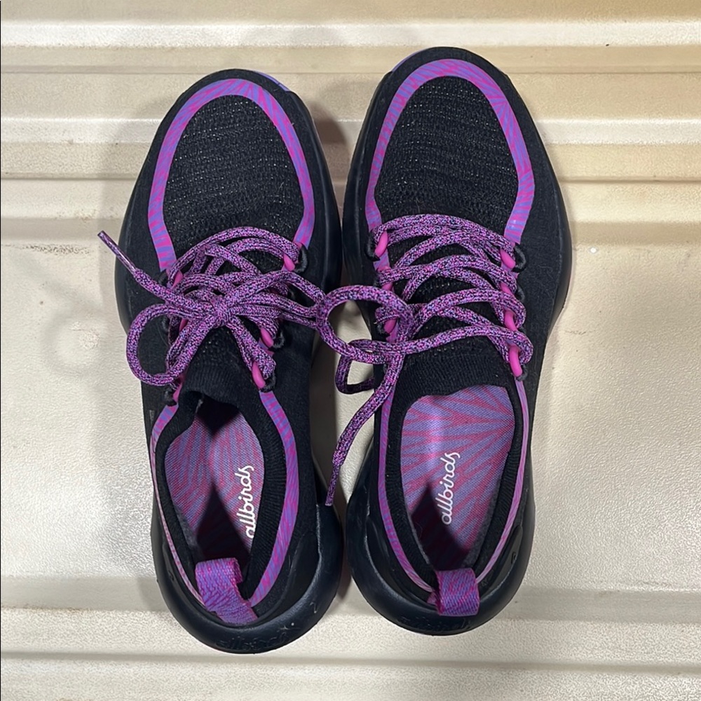 Allbirds Women's Black and Purple Sneakers